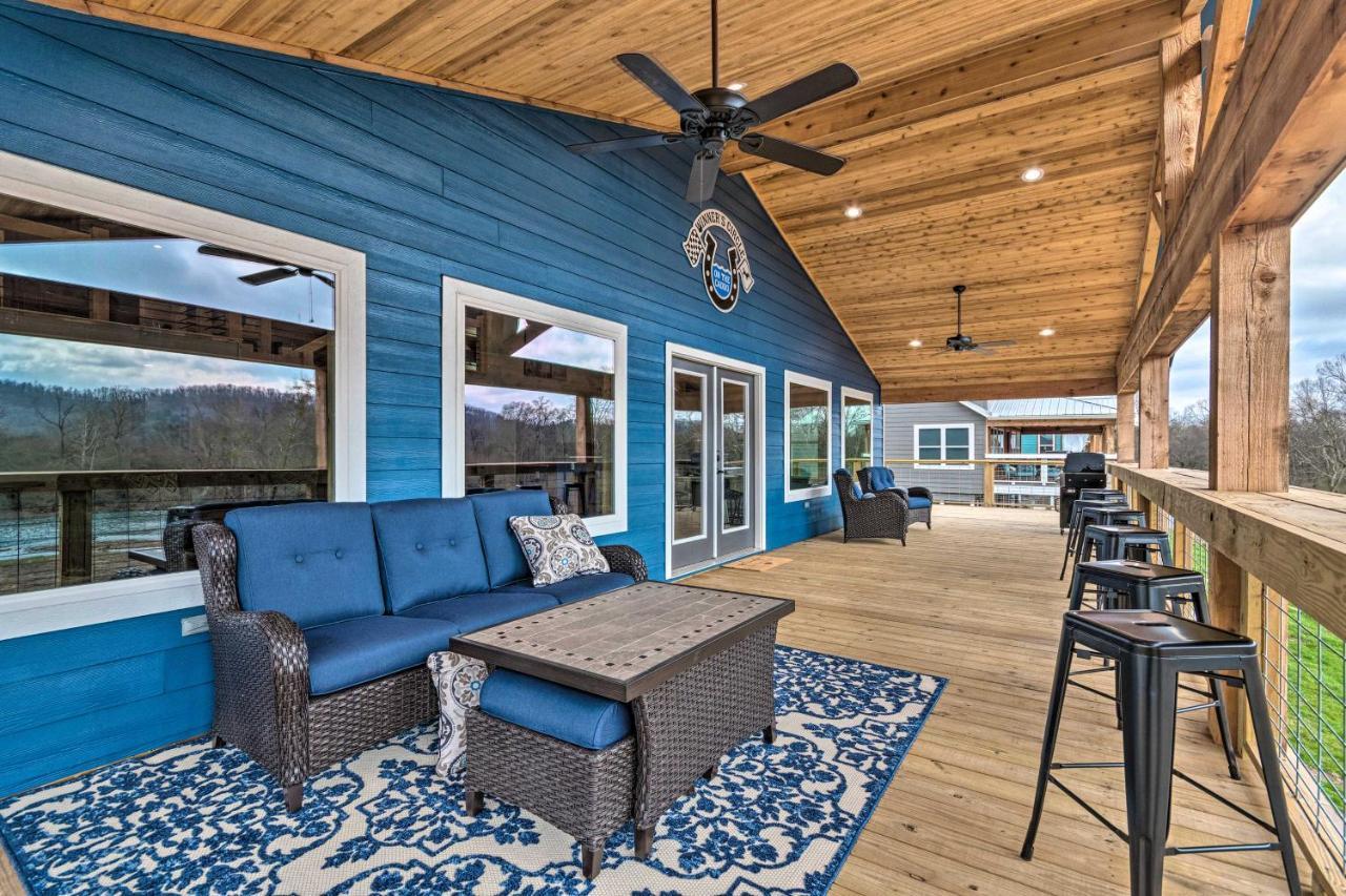Upscale Riverfront Home With Beach And Fire Pit! Glenwood Exteriér fotografie